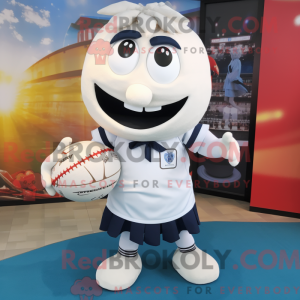 Mascot character of a White...
