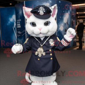 Mascot character of a Navy...