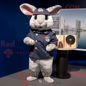 Mascot character of a Navy...