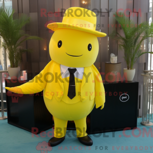 Mascot character of a Lemon...