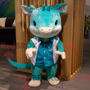 Mascot karakter van een...