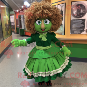 Mascot character of a Olive...