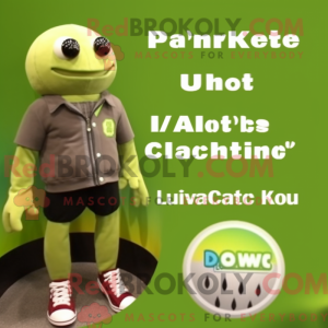 Maskotkarakter af en Olive...