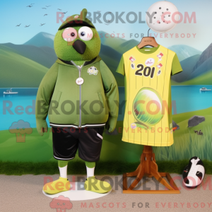 Mascot character of a Olive...