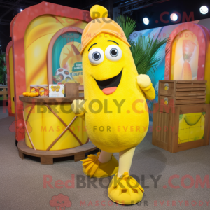 Mascot character of a Lemon...