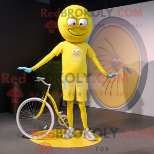 Postava maskota citronově...
