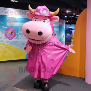 Pink Bull maskot drakt...