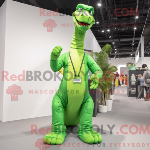 Mascot character of a Lime...