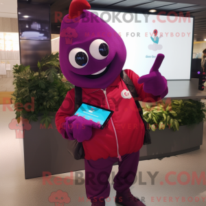 Maskot karakter af en...