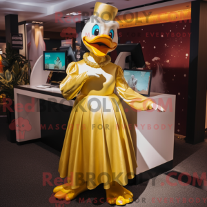 Mascot character of a Gold...
