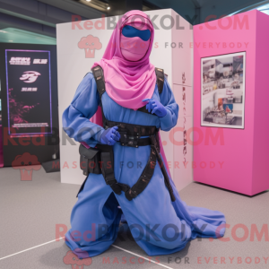 Maskotkarakter av en Gi Joe...