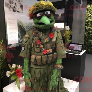Mascottekarakter van een...