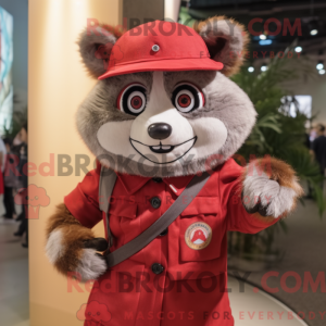 Maskottchen eines grauen...