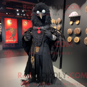 Maskottchen eines schwarzen...