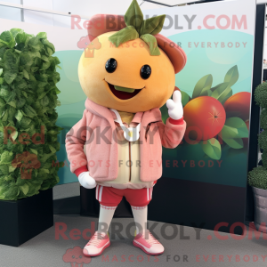Mascot character of a Peach...