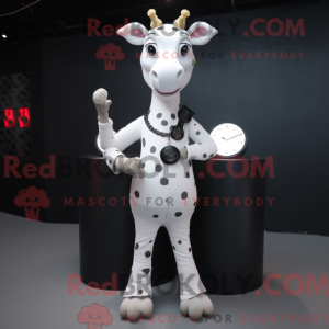 Maskottchen einer weißen...