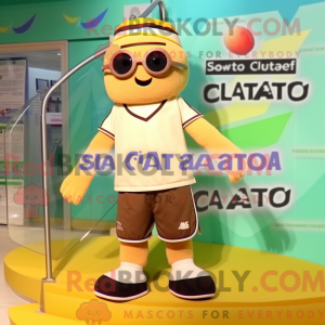 Mascot karakter van een Tan...