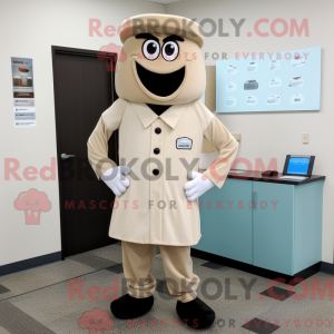 Maskot-karakter af en Tan...