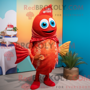 Postava maskota Red Fish...