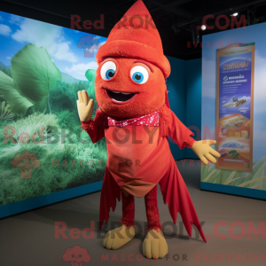 Maskottchenfigur eines Red...