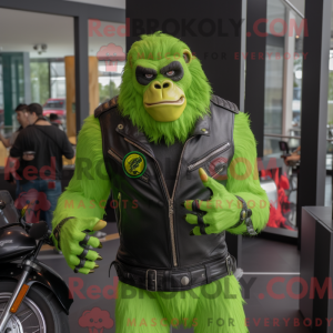 Mascot character of a Lime...
