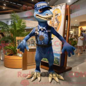 Mascot character of a Navy...
