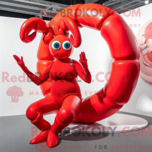 Postava maskota Red Lobster...