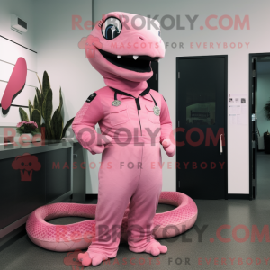 Máscara de Titanoboa rosa...