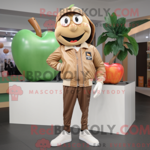 Postava maskota Tan Apple...