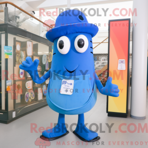 Mascot character of a Blue...