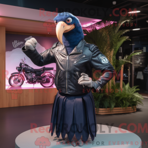 Mascot character of a Navy...