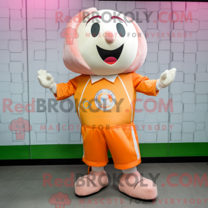 Mascot character of a Peach...