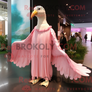 Mascot character of a Pink...