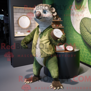 Mascot character of a Olive...