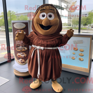 Mascot character of a Brown...