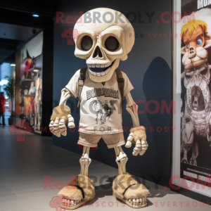 Personagem de máscara de...