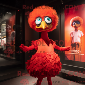 Mascot character of a Red...