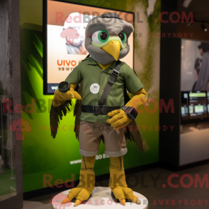 Mascot character of a Olive...
