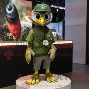 Mascot character of a Olive...