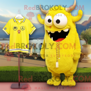 Mascot character of a Lemon...
