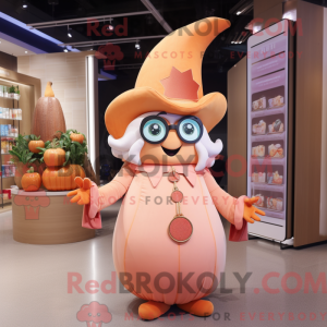 Mascot character of a Peach...