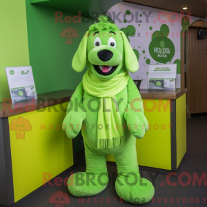 Mascot character of a Lime...