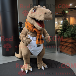 Mascot karakter van een Tan...