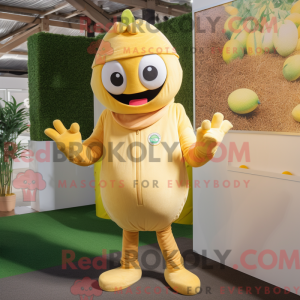 Mascot karakter van een Tan...