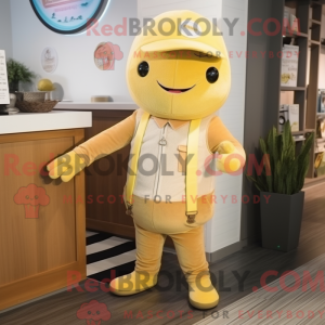 Mascot karakter van een Tan...