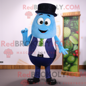 Mascot character of a Blue...