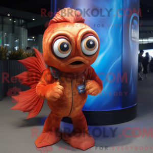 Maskot postava Rust Betta...