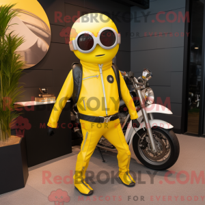 Mascot character of a Lemon...