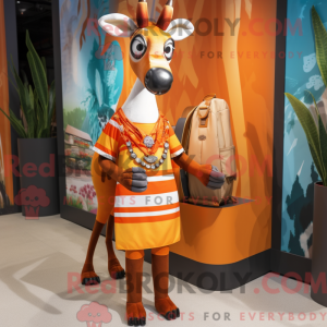 Personnage mascotte d Okapi...