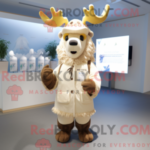Mascot character of a Cream...